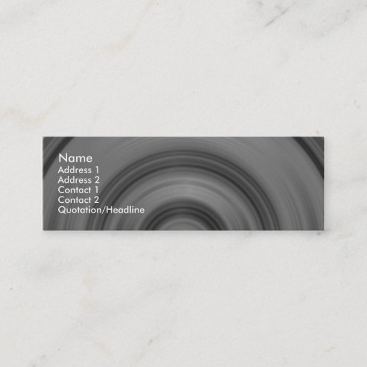 ファーストカーI スキニー名刺 (正面)