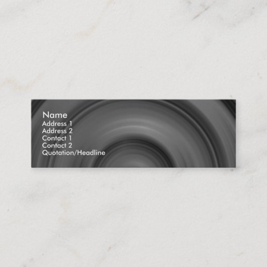 ファーストカーII スキニー名刺 (正面)