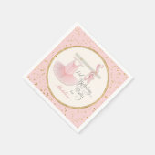 ファーストガールズバースデーパーティバレリーナツツ スタンダードカクテルナプキン (角)