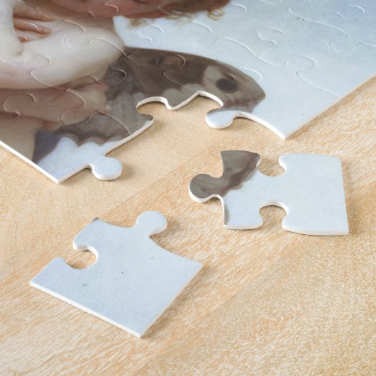 ファーストキスバイブーゲロー、ヴィンテージエンジェルビクトリアンズ ジグソーパズル (側面)