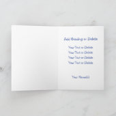 ファーストクラスおばあちゃん最高のおばあちゃん3枚の写真 カード (内部)