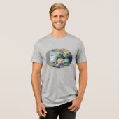 ファーストクラスに乗り合わせた宇宙人 トライブレンドTシャツ (正面全面)