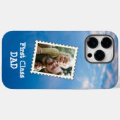 ファーストクラスパパ最高のパパカスタムの写真モダン Case-Mate iPhoneケース (裏面 (横))