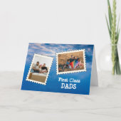 ファーストクラスパパ最高のパパLGBTカスタム2 photo カード (正面)