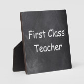 ファーストクラス先生シャルボードデザインギフトアイディア フォトプラーク (正面)