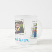 ファーストクラス最高ののグランドパカスタム3枚 フロストグラスマグカップ (正面右)