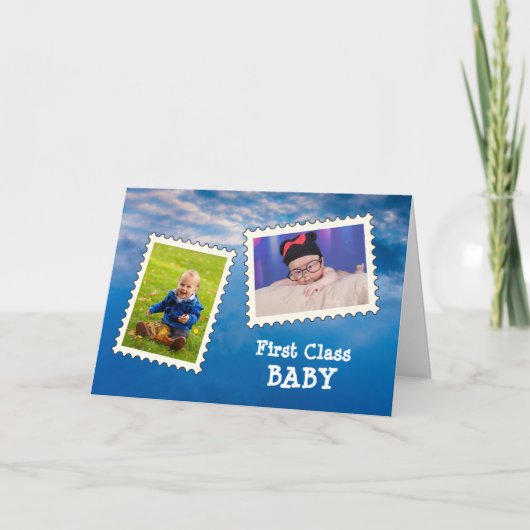 ファーストクラス最高のベビーベビーEver 3カスタムの写真 カード (正面)
