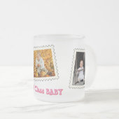 ファーストクラス最高のベビーベビーEver 3カスタムの写真 フロストグラスマグカップ (正面右)