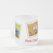 ファーストクラス最高のベビーベビーEver 3カスタムの写真 フロストグラスマグカップ (正面左)