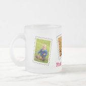 ファーストクラス最高のベビーベビーEver 3カスタムの写真 フロストグラスマグカップ (左)