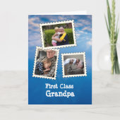 ファーストクラス最高のGrandpa 3カスタムの写真 カード (正面)