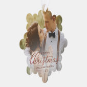 ファーストクリスマス Mr & Mrs ローズゴールド カード (右)