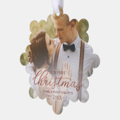 ファーストクリスマス Mr & Mrs ローズゴールド カード (左)