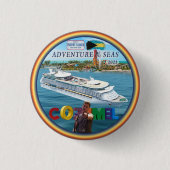 ファーストクルーズバックピン!ボタン 缶バッジ (正面)