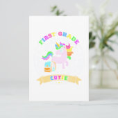 ファーストグレードかわいこちゃんユニコーン新学期ガール カード (スタンド正面)