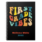ファーストグレードビベス新学期レトロ ノートブック (正面)