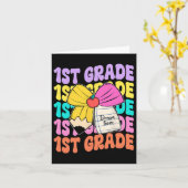 ファーストグレードリームチームペンシルボウ新学期1 カード (黄色い花)