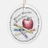 ファーストグレード先生オーナメント セラミックオーナメント (左)