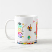 ファーストグレード先生ダビングキリン コーヒーマグカップ (左)