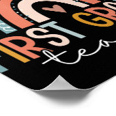 ファーストグレード教え先生ラヴボホレインボ ポスター (角)