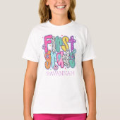 ファーストグレード ファーストデイ オブ スクール コケット カスタム Tシャツ (正面)