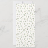 ファーストコミュニオンカード – ボタニカルリース&シンボル 招待状 (裏面)