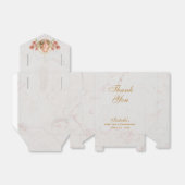 ファーストコミュニオンガール写真ピンクマグノリア大理石 フェイバーボックス (折り畳みなし)