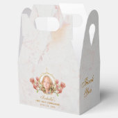 ファーストコミュニオンガール写真大理石ピンクマグノリア フェイバーボックス (オープン)