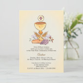 ファーストコミュニオンシャリス 招待状 (スタンド正面)