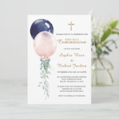 ファーストコミュニオンツインテンプレート 招待状 (スタンド正面)