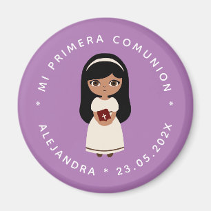 ファーストコミュニオンヒスパニックガールMi Primera Comunion マグネット