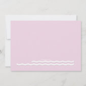 ファーストコミュニオンピンク招待状 招待状 (裏面)