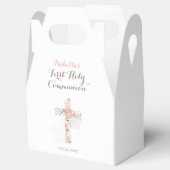 ファーストコミュニオンホワイトフローラクロスフェイスボックス フェイバーボックス (オープン)