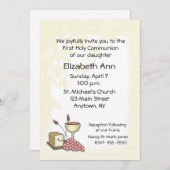 ファーストコミュニオン招待状 招待状 (正面/裏面)