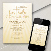 ファーストコミュニオン招待状 招待状