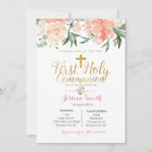 ファーストコミュニオン招待状 招待状 (正面)