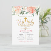 ファーストコミュニオン招待状 招待状 (スタンド正面)