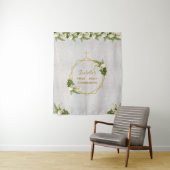 ファーストコミュニオン バックドロップ ゴールドマーブル コーラルユリ タペストリー (インサイチュ)