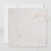 ファーストコミューニオングリーンフェイク金ゴールドマーブルシダ 招待状 (裏面)