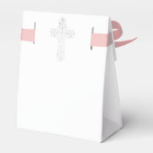 ファーストコミューニオンフアボックス、シルバークロス フェイバーボックス (裏面サイド)