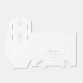 ファーストコミューニオンフアボックス、シルバークロス フェイバーボックス (折り畳みなし)