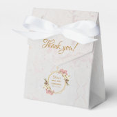 ファーストコミューニオンマーブル金ゴールドオーキンスフローラガール フェイバーボックス (正面サイド)