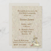 ファーストコミューニオンラム招待状 招待状 (正面/裏面)