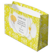 ファーストコミューンブロンドボーイイエローダマスク ラージペーパーバッグ (裏面アングル)