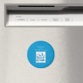 ファーストコミューン、小麦、ぶどうブルー マグネット (インサイチュ (食洗機))