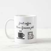 ファーストコーヒーマグ金融会計ギフトカスタマイズ コーヒーマグカップ (左)