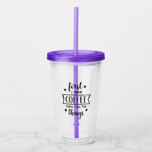 ファーストコーヒー アクリルタンブラー