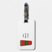 ファーストコーヒー ラゲッジタグ (裏面縦)