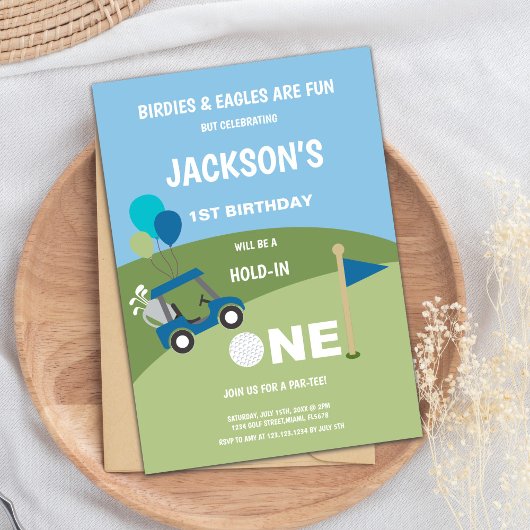 ファーストゴルフ誕生日招待状 招待状