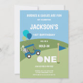 ファーストゴルフ誕生日招待状 招待状 (正面)